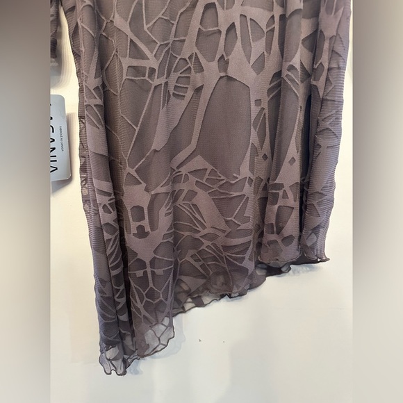 NWT Lasania Asymmetrical Gray Dress Size 6 - Picture 5 of 5